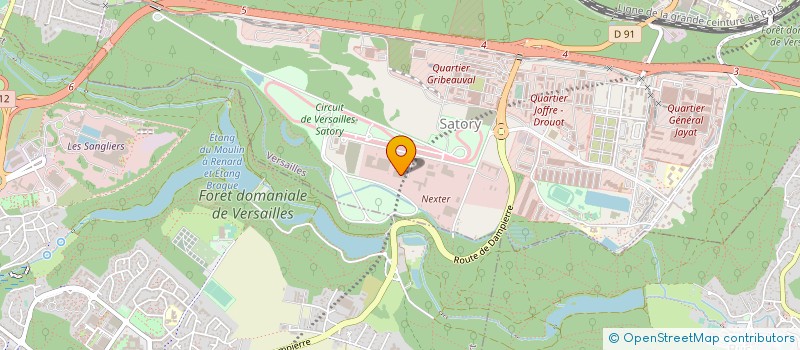localisation de l'entreprise ARQUUS à VERSAILLES