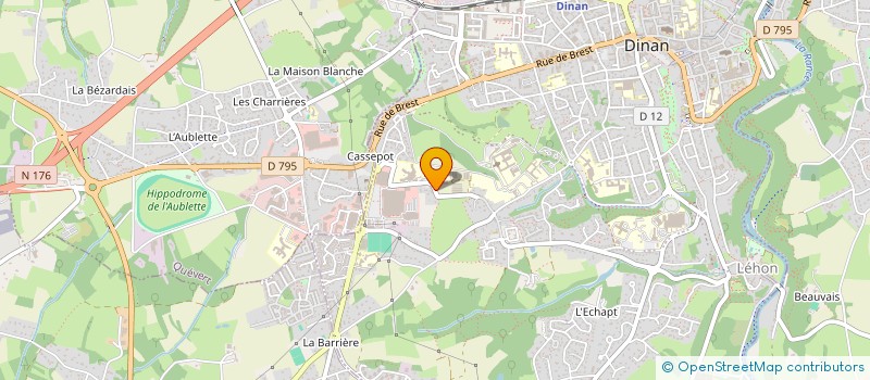 localisation de l'entreprise ARRA  DINAN