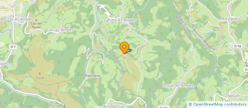 localisation de l'entreprise ARRABERE  ARRAYOU-LAHITTE