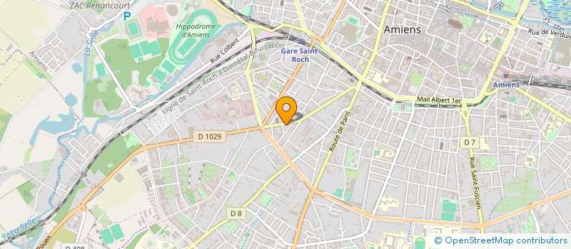 localisation de l'entreprise ARRACHART GUILLOTTE ELECTRONIQUE MAINTEN  AMIENS