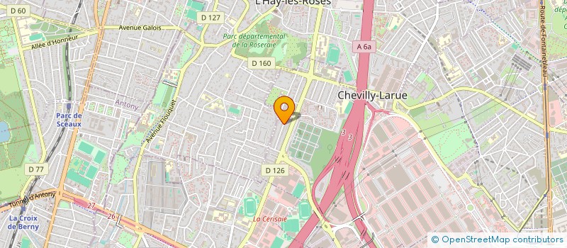 localisation de l'entreprise ARRACING  CHEVILLY-LARUE