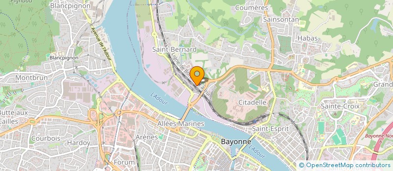 localisation de l'entreprise ARRADOY à BAYONNE