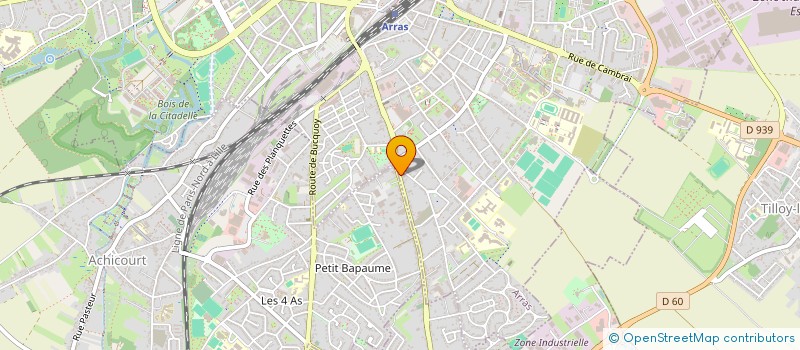 localisation de l'entreprise ARRAGEOIS DOMICILE SERVICES à ARRAS