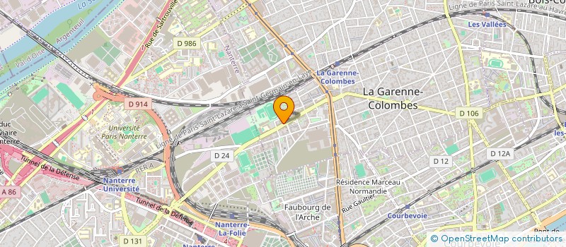 localisation de l'entreprise ARRAHIM à LA GARENNE-COLOMBES