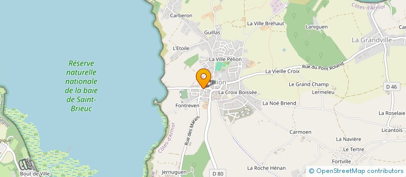 localisation de l'entreprise ARRAIAL  HILLION