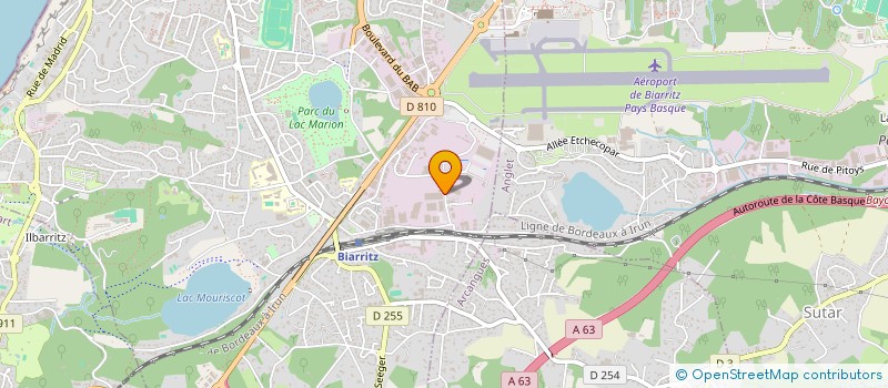 localisation de l'entreprise ARRAINA ARNOA  BIARRITZ