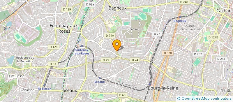 localisation de l'entreprise ARRAKASTA  BAGNEUX