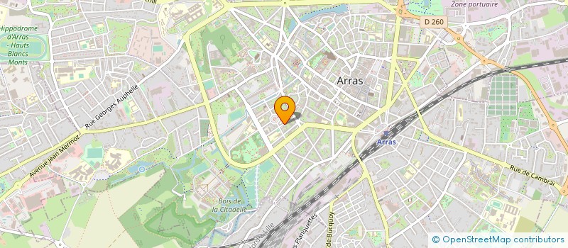 localisation de l'entreprise ARRALLUIN à ARRAS
