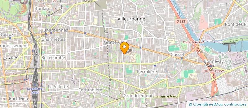 localisation de l'entreprise ARRAMBOURG  VILLEURBANNE