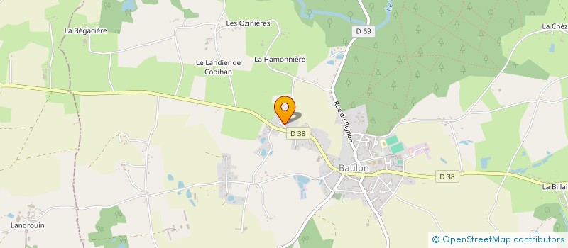 localisation de l'entreprise ARRAMIS  BAULON