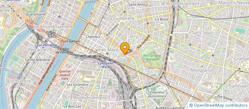 localisation de l'entreprise ARRANGEMENT PROVISOIRE  LYON