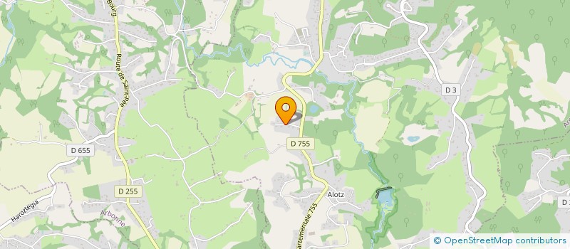 localisation de l'entreprise ARRANGOITZ  ARCANGUES