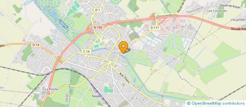 localisation de l'entreprise ARRANOA CONSULTING GROUP  SAUJON