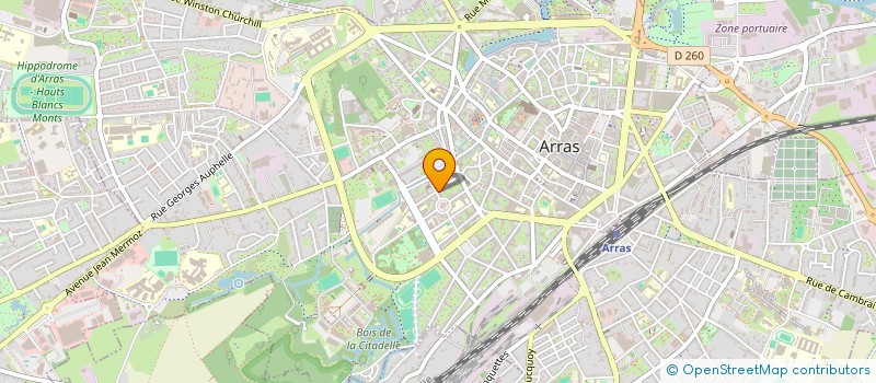 localisation de l'entreprise ARRAS 1716 à ARRAS