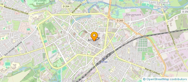 localisation de l'entreprise ARRAS ACCUEIL à ARRAS