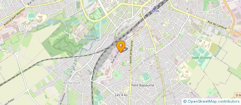 localisation de l'entreprise ARRAS BATTERIE à ARRAS