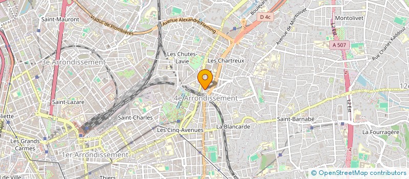 localisation de l'entreprise ARRAS DUPARC GARAGE à MARSEILLE