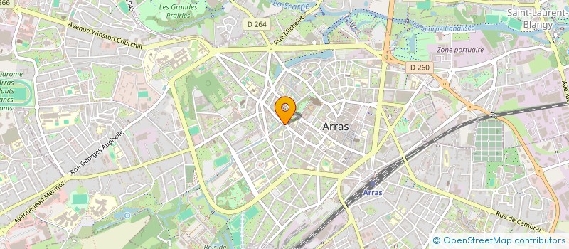 localisation de l'entreprise ARRAS IMMOBILIER à ARRAS
