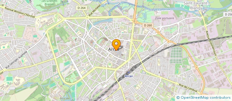 localisation de l'entreprise ARRAS LEADER à ARRAS