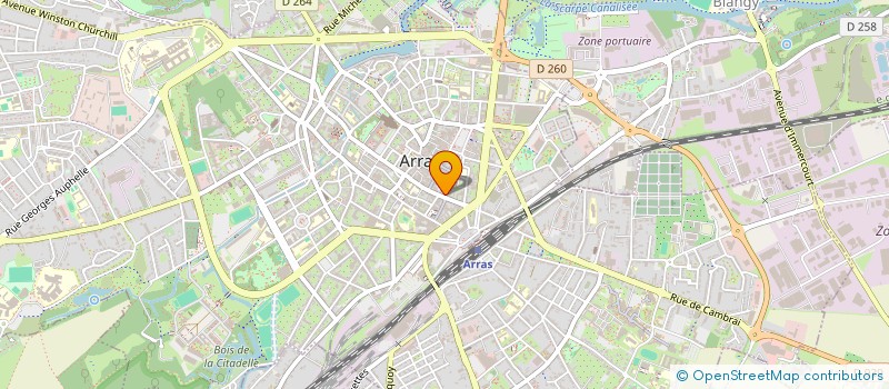 localisation de l'entreprise ARRAS LIBERTO à ARRAS