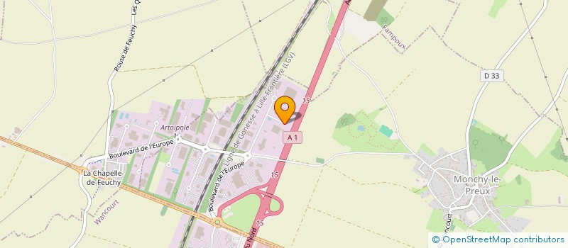 localisation de l'entreprise ARRAS MAXEI à MONCHY-LE-PREUX
