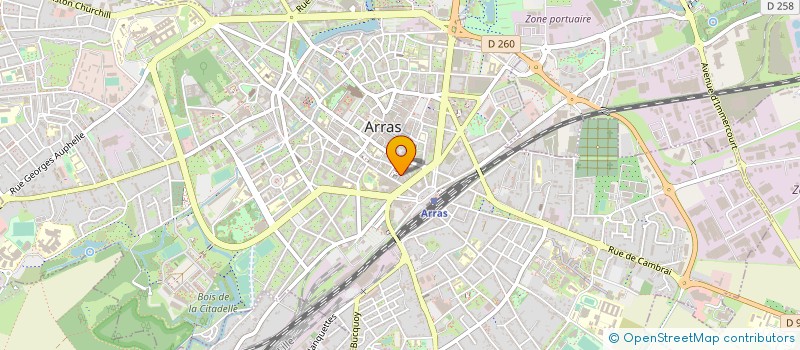 localisation de l'entreprise ARRAS MOBILE CENTER à ARRAS