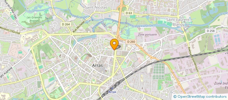 localisation de l'entreprise ARRAS MOTOR SPORT à ARRAS