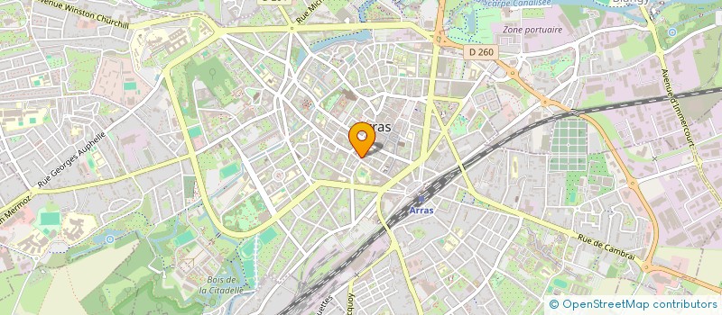 localisation de l'entreprise ARRAS PATES à ARRAS
