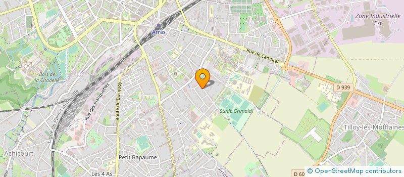 localisation de l'entreprise ARRAS PAYS D ARTOIS BASKET FEMININ à ARRAS