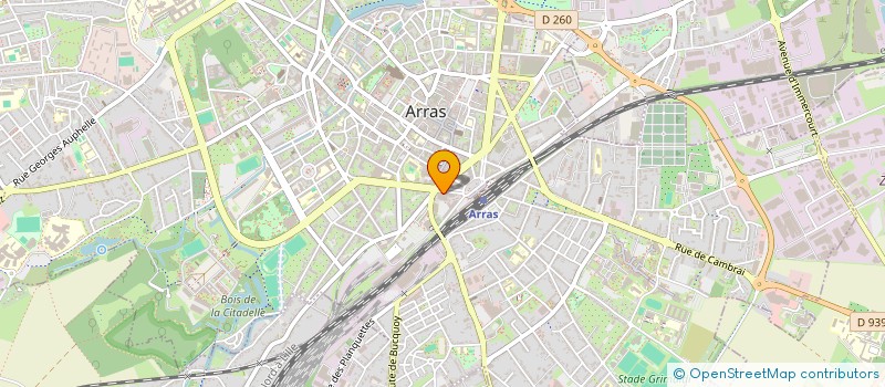 localisation de l'entreprise ARRAS PROTECTION INFORMATIQUE à ARRAS