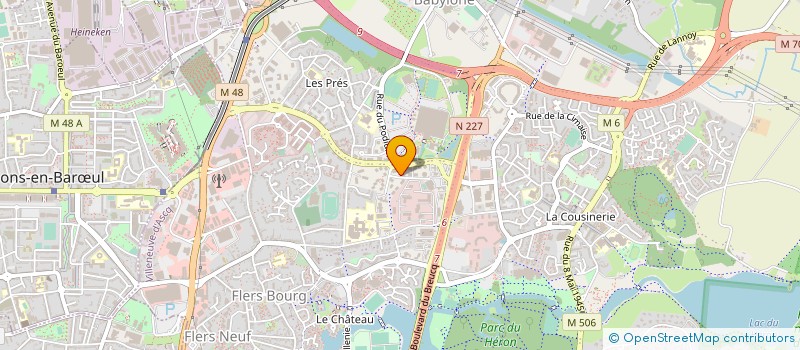 localisation de l'entreprise ARRAS RUE BLONDEL à VILLENEUVE-D'ASCQ