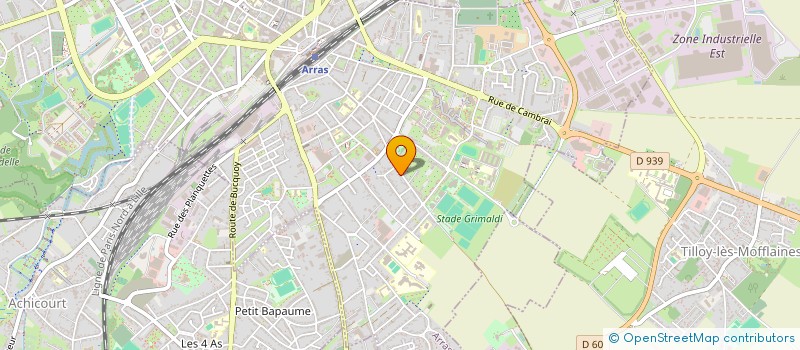 localisation de l'entreprise ARRAS RUGBY DEVELOPPEMENT à ARRAS
