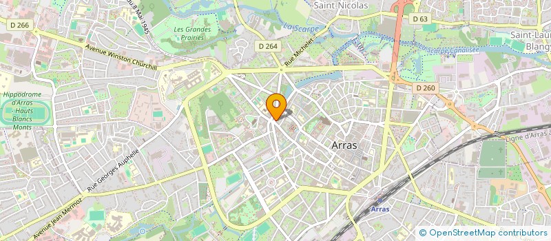 localisation de l'entreprise ARRAS' SYRUP à ARRAS
