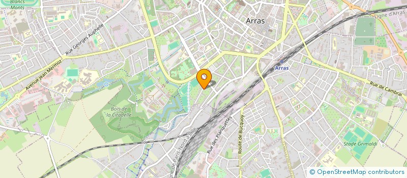 localisation de l'entreprise ARRAS VIBES à ARRAS