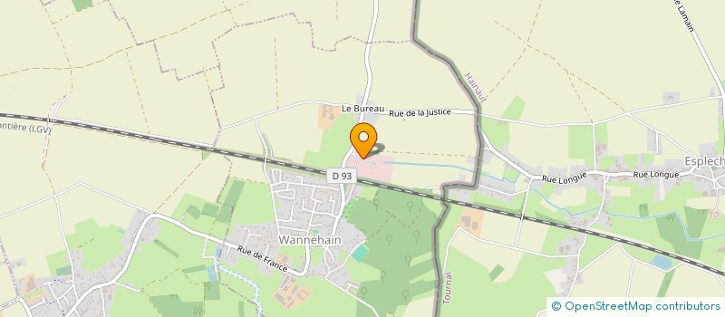 localisation de l'entreprise ARRAS WINSTON CHURCHILL  WANNEHAIN