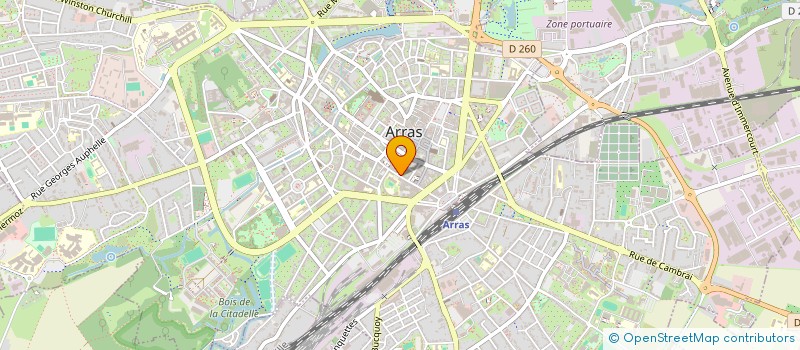 localisation de l'entreprise ARRAS17 à ARRAS