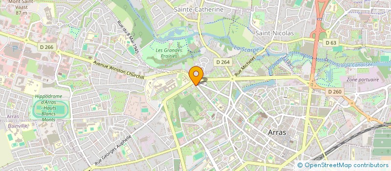 localisation de l'entreprise ARRASENEGAL à ARRAS