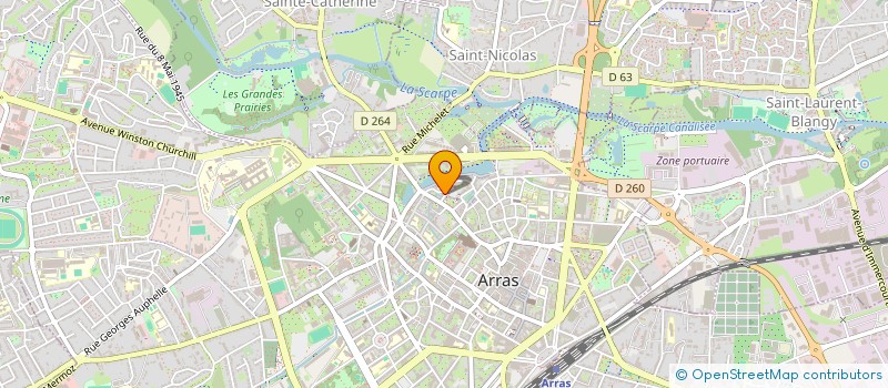 localisation de l'entreprise ARRASIMPRO à ARRAS