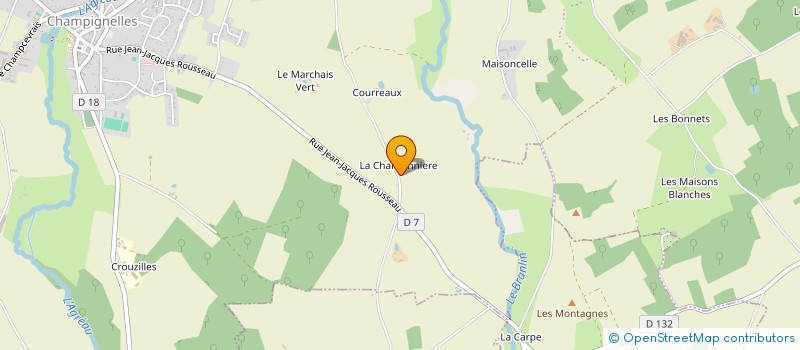 localisation de l'entreprise ARRAULT  CHAMPIGNELLES