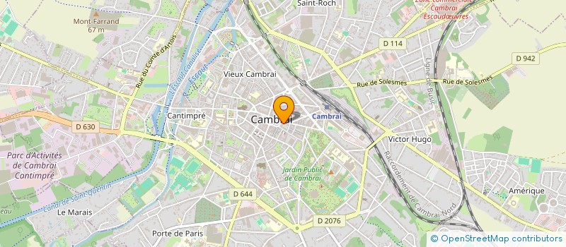 localisation de l'entreprise ARRAUN  CAMBRAI