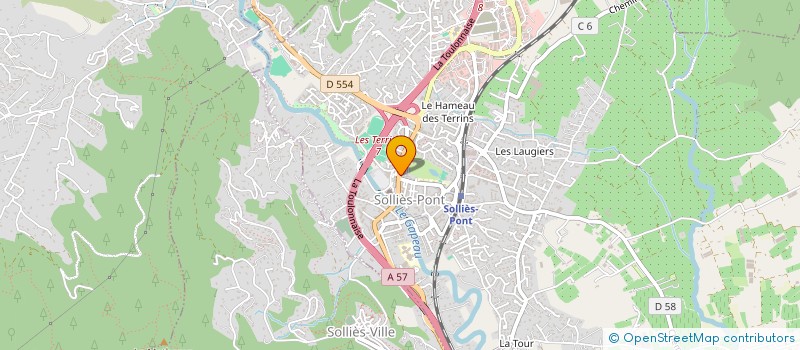 localisation de l'entreprise ARRAY DESIGN  SOLLIES-PONT