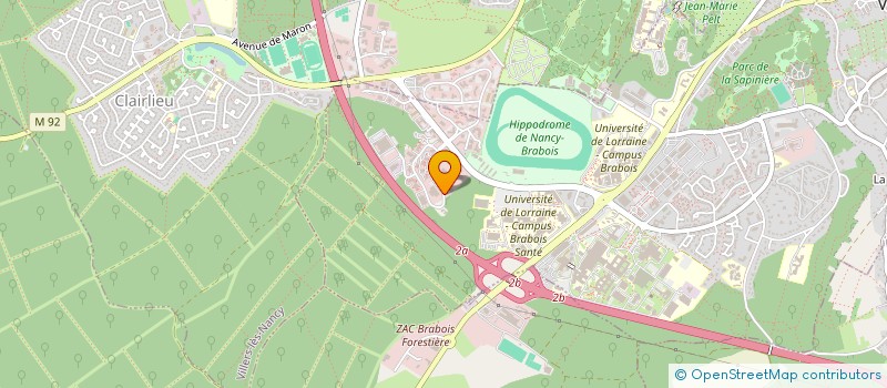 localisation de l'entreprise ARRAZIGUET  VANDUVRE-LES-NANCY