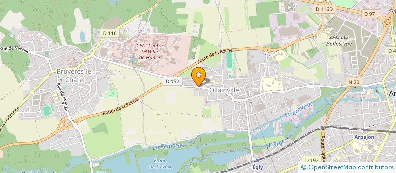 localisation de l'entreprise ARRDECO  OLLAINVILLE