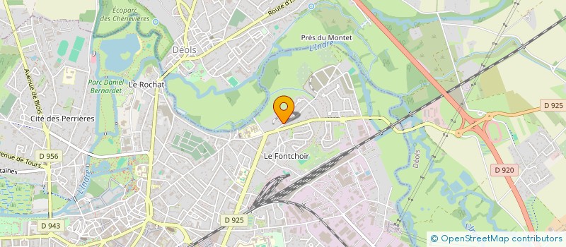 localisation de l'entreprise ARRE  CHATEAUROUX