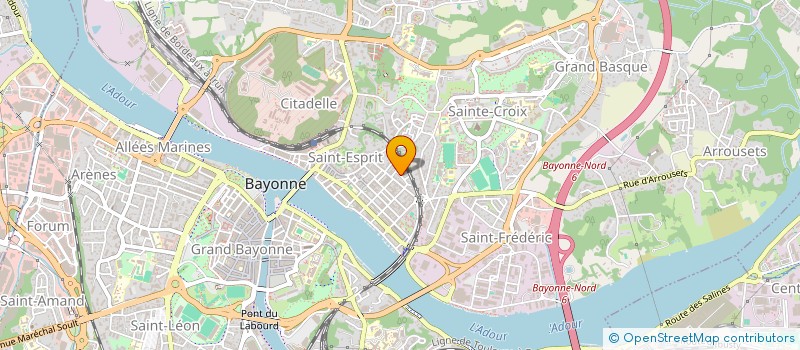 localisation de l'entreprise ARREBAT ENTREPRISE ARTISANALE DE RENOVATION DU BATIMENT à BAYONNE