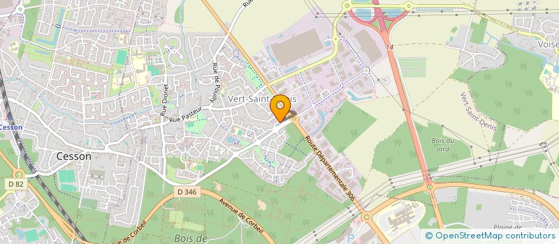 localisation de l'entreprise ARREDOCASA à VERT-SAINT-DENIS