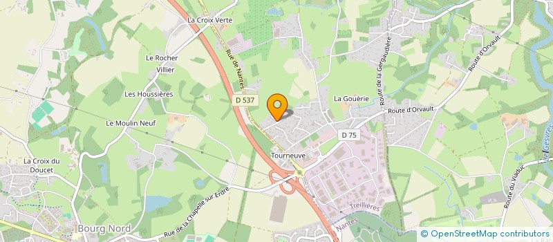 localisation de l'entreprise ARREGLO à TREILLIERES