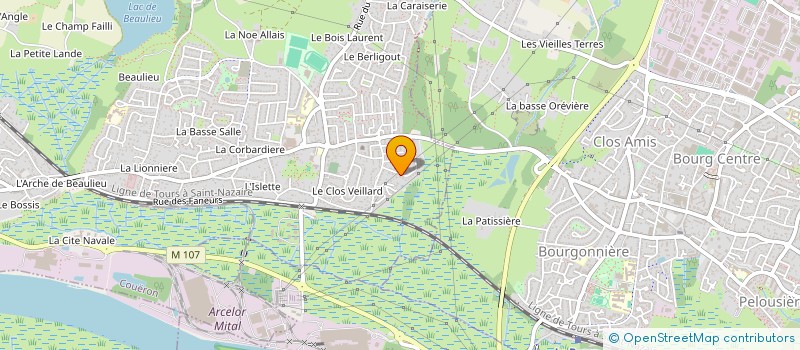 localisation de l'entreprise ARRENCOT à COUERON