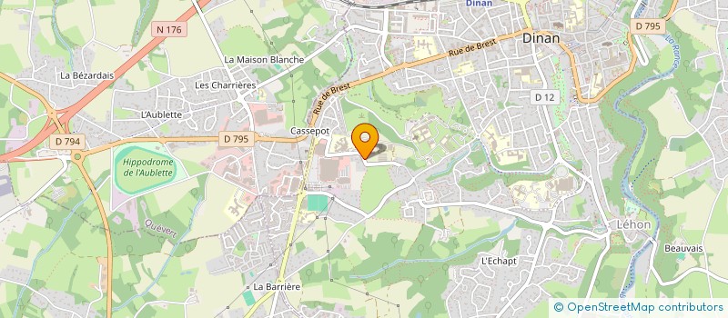 localisation de l'entreprise ARRENNA  DINAN