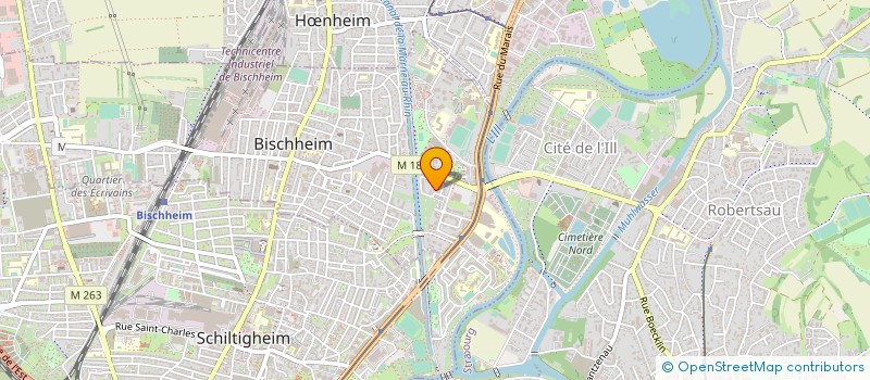 localisation de l'entreprise ARRENOV à BISCHHEIM